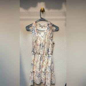 Gypsies & Moondust Floral Dress with Pink and Blue Accents small